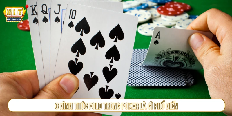 3 hình thức fold trong poker là gì phổ biến
