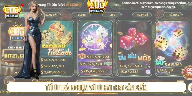 Tối ưu trải nghiệm với ưu đãi theo sản phẩm