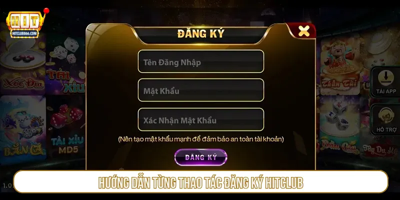 Truy cập đúng trang web chính khi đăng ký Hitclub